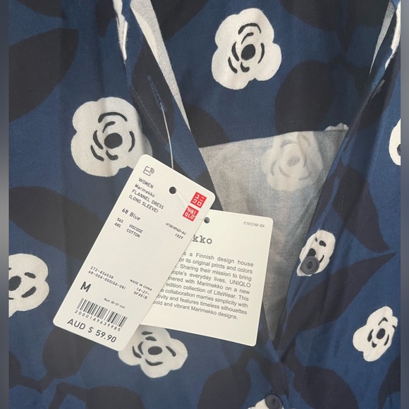BRAND NEW DRESS SHIRT MARIMEKKO - Picture 2 of 3